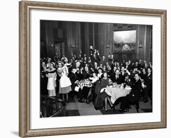 German-Americans Celebrate the End of Prohibition-null-Framed Photo