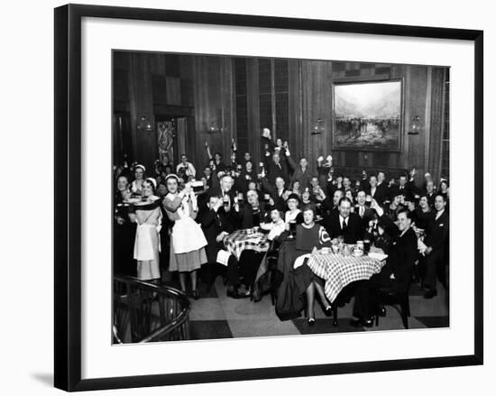 German-Americans Celebrate the End of Prohibition-null-Framed Photo