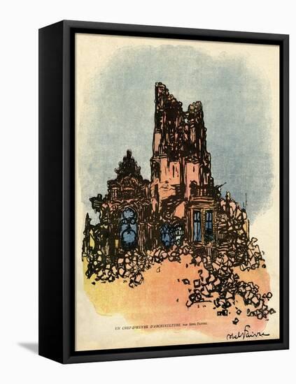 German Architecture-Abel Faivre-Framed Stretched Canvas