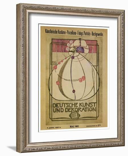 German Art & Decoration Exhibition-Margaret MacDonald-Framed Art Print