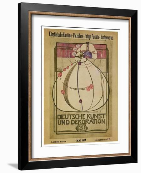 German Art & Decoration Exhibition-Margaret MacDonald-Framed Art Print