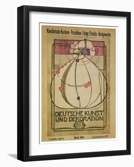 German Art & Decoration Exhibition-Margaret MacDonald-Framed Art Print