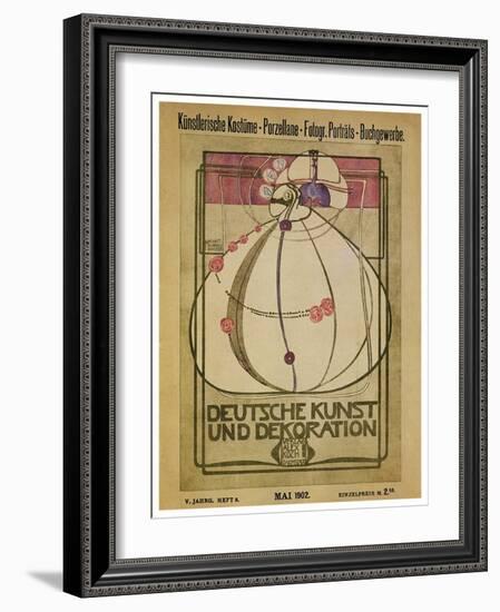 German Art & Decoration Exhibition-Margaret MacDonald-Framed Art Print