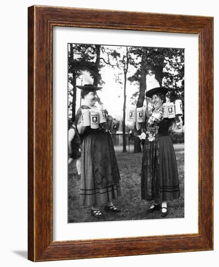German Bar Maids-null-Framed Photographic Print