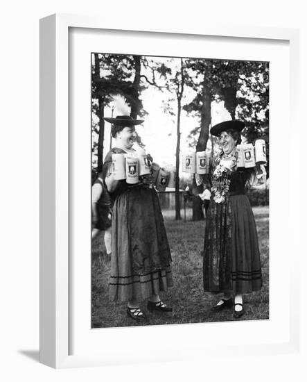 German Bar Maids-null-Framed Photographic Print