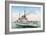 German Battleship Rheinland, C1910-1918-null-Framed Giclee Print