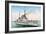 German Battleship Rheinland, C1910-1918-null-Framed Giclee Print