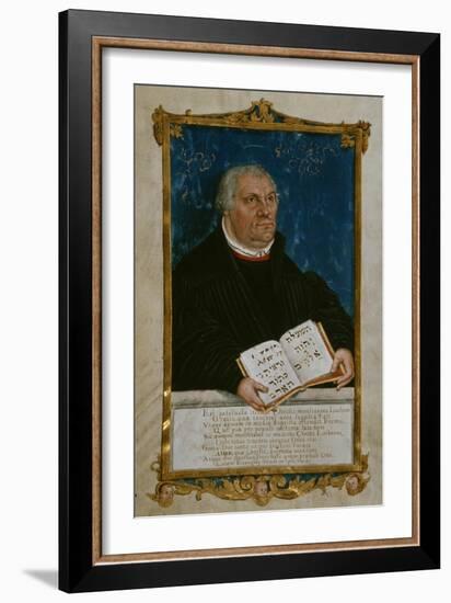 German Bible of Luther's Translation, 1561-Lucas Cranach the Younger-Framed Giclee Print