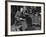 German-Born Us Writer Thomas Mann Sitting at His Desk-Carl Mydans-Framed Photographic Print