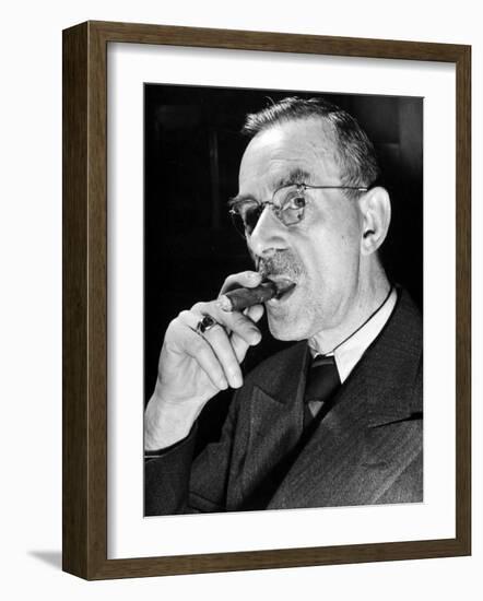 German-Born Us Writer Thomas Mann-Carl Mydans-Framed Photographic Print