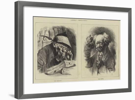 German Caricatures-null-Framed Giclee Print