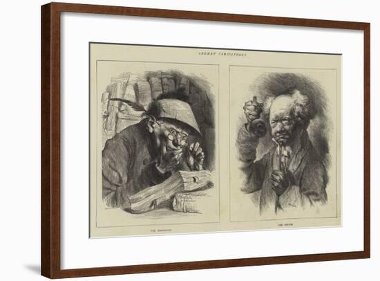 German Caricatures-null-Framed Giclee Print