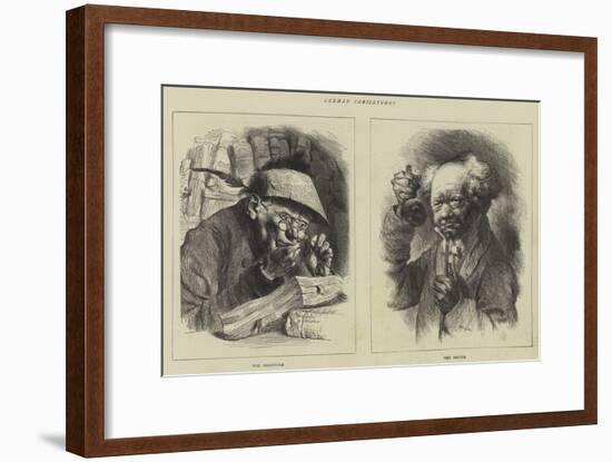 German Caricatures-null-Framed Giclee Print