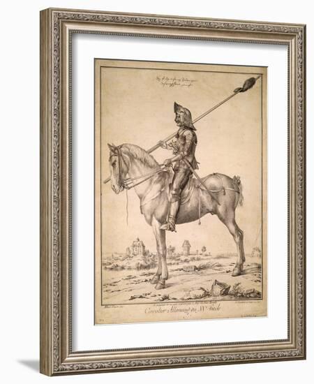 German Cavalryman of the 15th Century, 1785-Albrecht Dürer-Framed Giclee Print