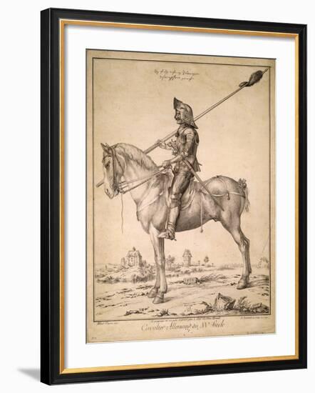 German Cavalryman of the 15th Century, 1785-Albrecht Dürer-Framed Giclee Print