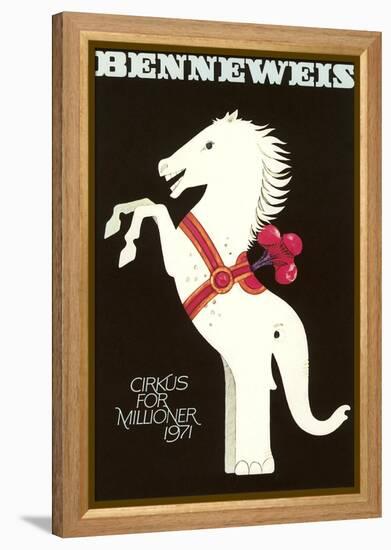 German Circus with Horse and Elephant Hybrid-null-Framed Stretched Canvas