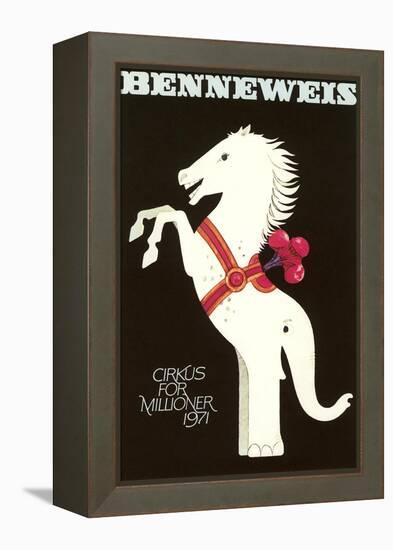 German Circus with Horse and Elephant Hybrid-null-Framed Stretched Canvas