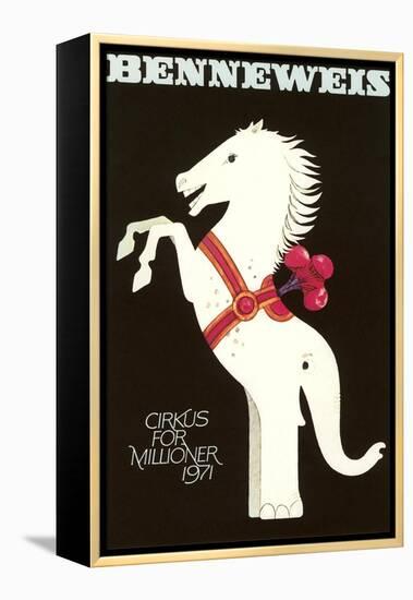 German Circus with Horse and Elephant Hybrid-null-Framed Stretched Canvas