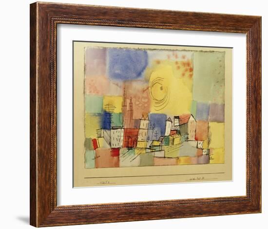 German City BR-Paul Klee-Framed Giclee Print