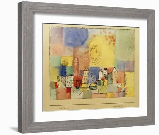 German City BR-Paul Klee-Framed Giclee Print