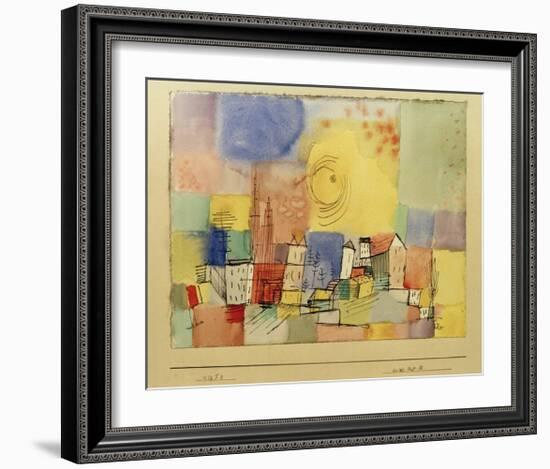 German City BR-Paul Klee-Framed Giclee Print