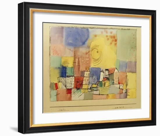 German City BR-Paul Klee-Framed Giclee Print