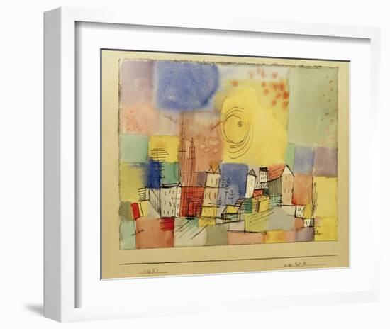 German City BR-Paul Klee-Framed Giclee Print