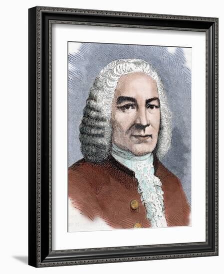 German Composer, by Tourfaut in 'El Semanario Familiar Pintoresco' (1877)-Prisma Archivo-Framed Photographic Print