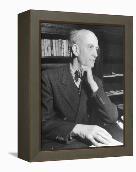 German Conductor Wilhelm Furtwangler-William Vandivert-Framed Premier Image Canvas