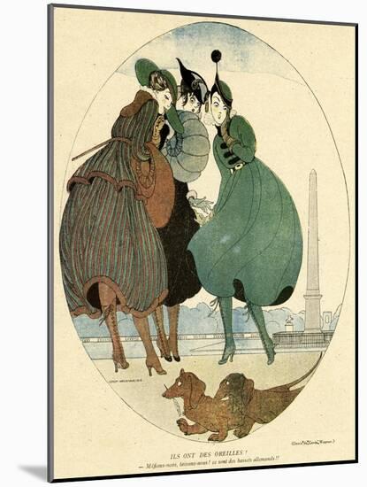 German Dachshunds 1916-Gerda Wegener-Mounted Photographic Print