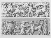 Designs for Classical Friezes, from 'Precision Book of Drawings', 1856 (Engraving)-German-Framed Giclee Print