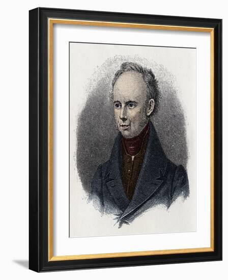 German Dramatist Christian Dietrich Grabbe-Stefano Bianchetti-Framed Giclee Print