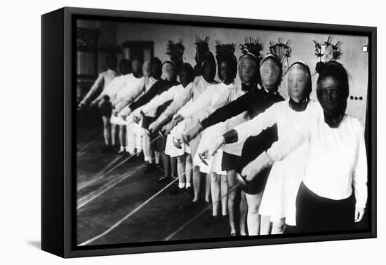 German Fencing Academy, 1925-null-Framed Premier Image Canvas