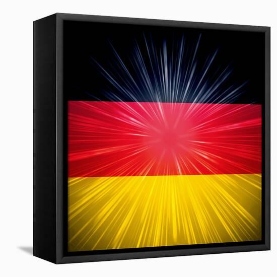 German Flag-marinini-Framed Stretched Canvas