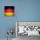 German Flag-marinini-Art Print displayed on a wall