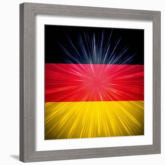 German Flag-marinini-Framed Art Print