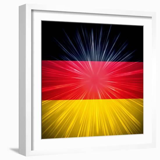 German Flag-marinini-Framed Art Print