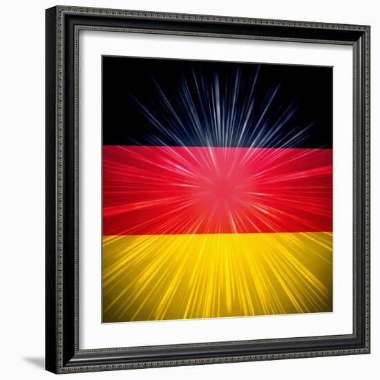 German Flag-marinini-Framed Art Print