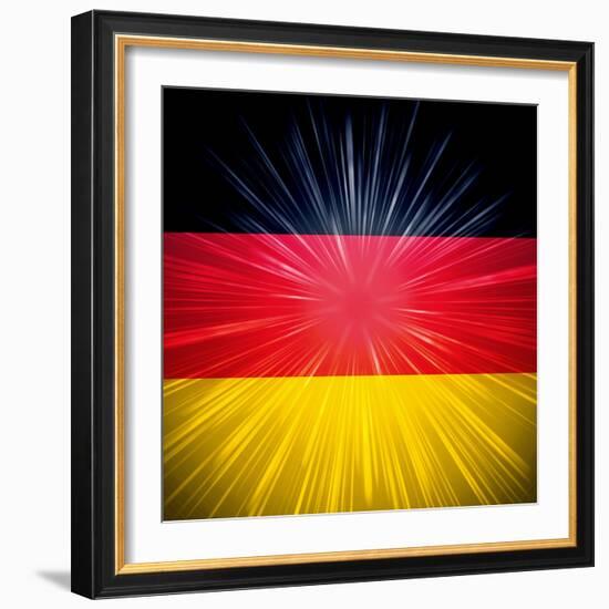 German Flag-marinini-Framed Art Print