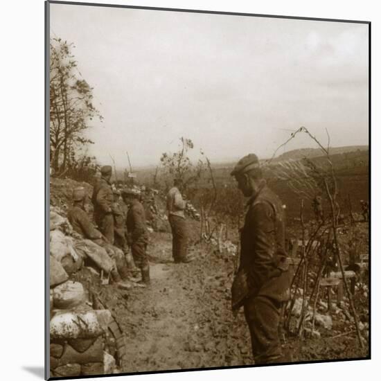 German front line, Verdun, northern France, c1914-c1918-Unknown-Mounted Photographic Print