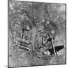 German Heinkel 111 Bomber over London-null-Mounted Photo