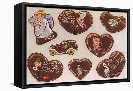 German Honey Cakes-null-Framed Stretched Canvas