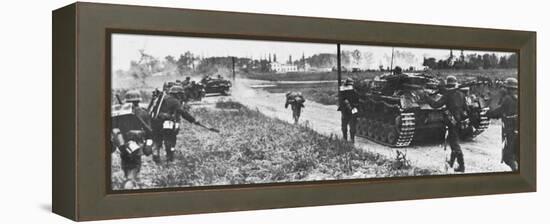 German Invasion of Poland, 1 September 1939-null-Framed Premier Image Canvas