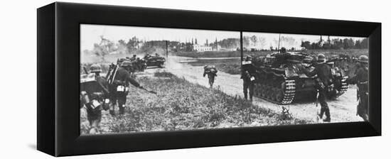 German Invasion of Poland, 1 September 1939-null-Framed Premier Image Canvas