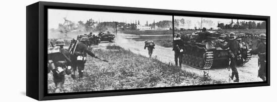 German Invasion of Poland, 1 September 1939-null-Framed Premier Image Canvas