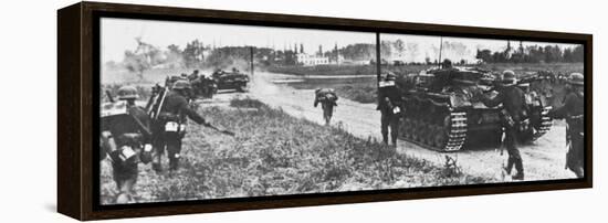 German Invasion of Poland, 1 September 1939-null-Framed Premier Image Canvas
