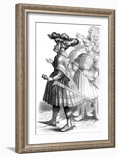 German Knights, 15th Century-Burgmayer-Framed Giclee Print