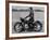 German Made BMW Motorcycle with a Rider Dressed in Black Leather-Ralph Crane-Framed Photographic Print