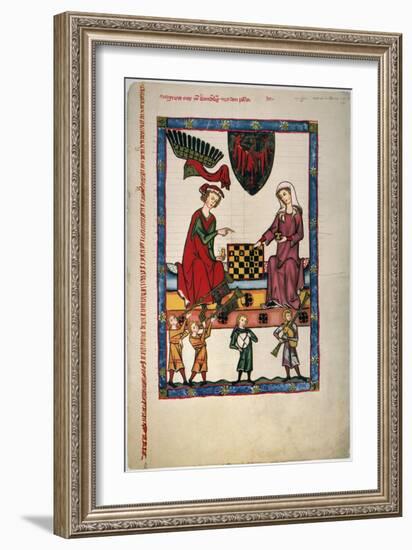 German Minnesinger 14Th C-null-Framed Giclee Print