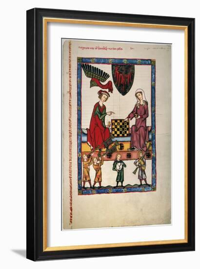 German Minnesinger 14Th C-null-Framed Giclee Print